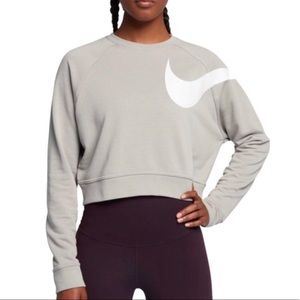 Nike Cropped Sweatshirt (Small)
